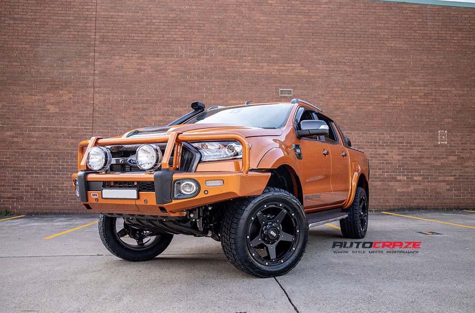 FORD RANGER GD04 MATTE BLACK